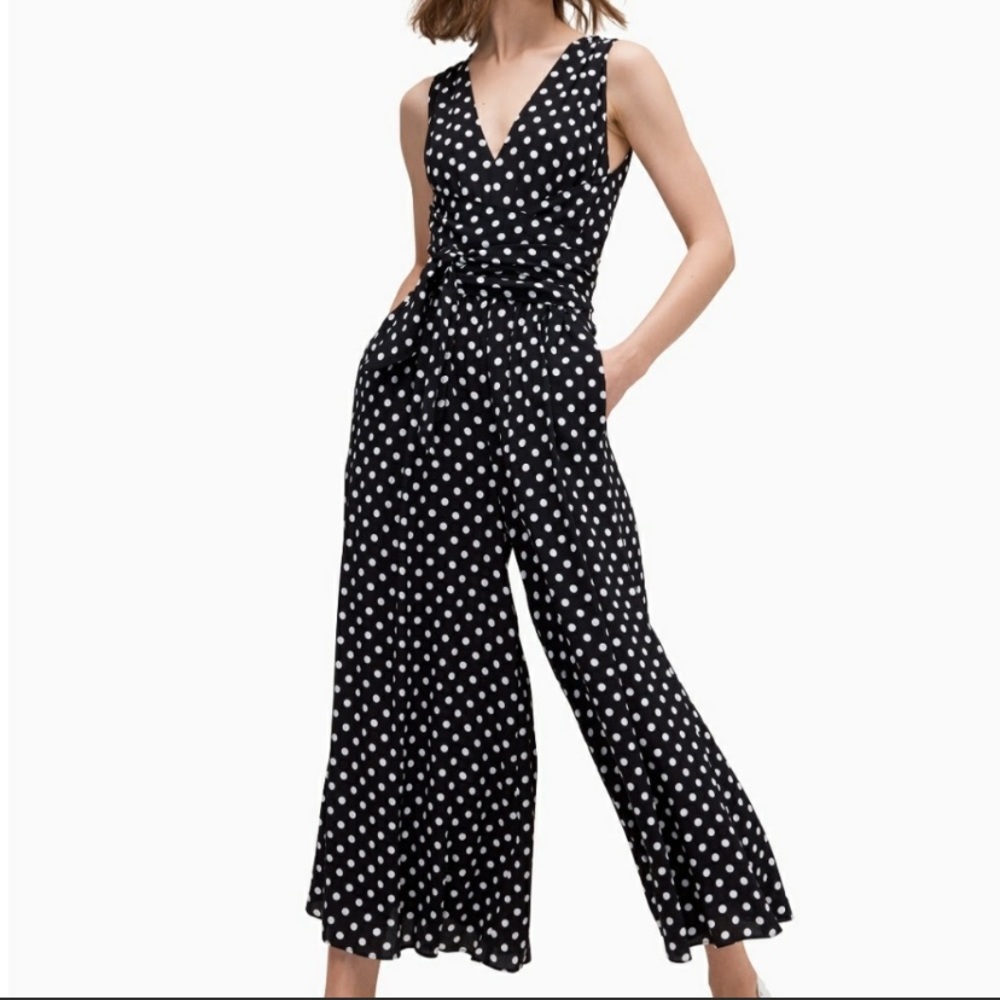 NWT KATE SPADE LIA DOT JUMPSUIT